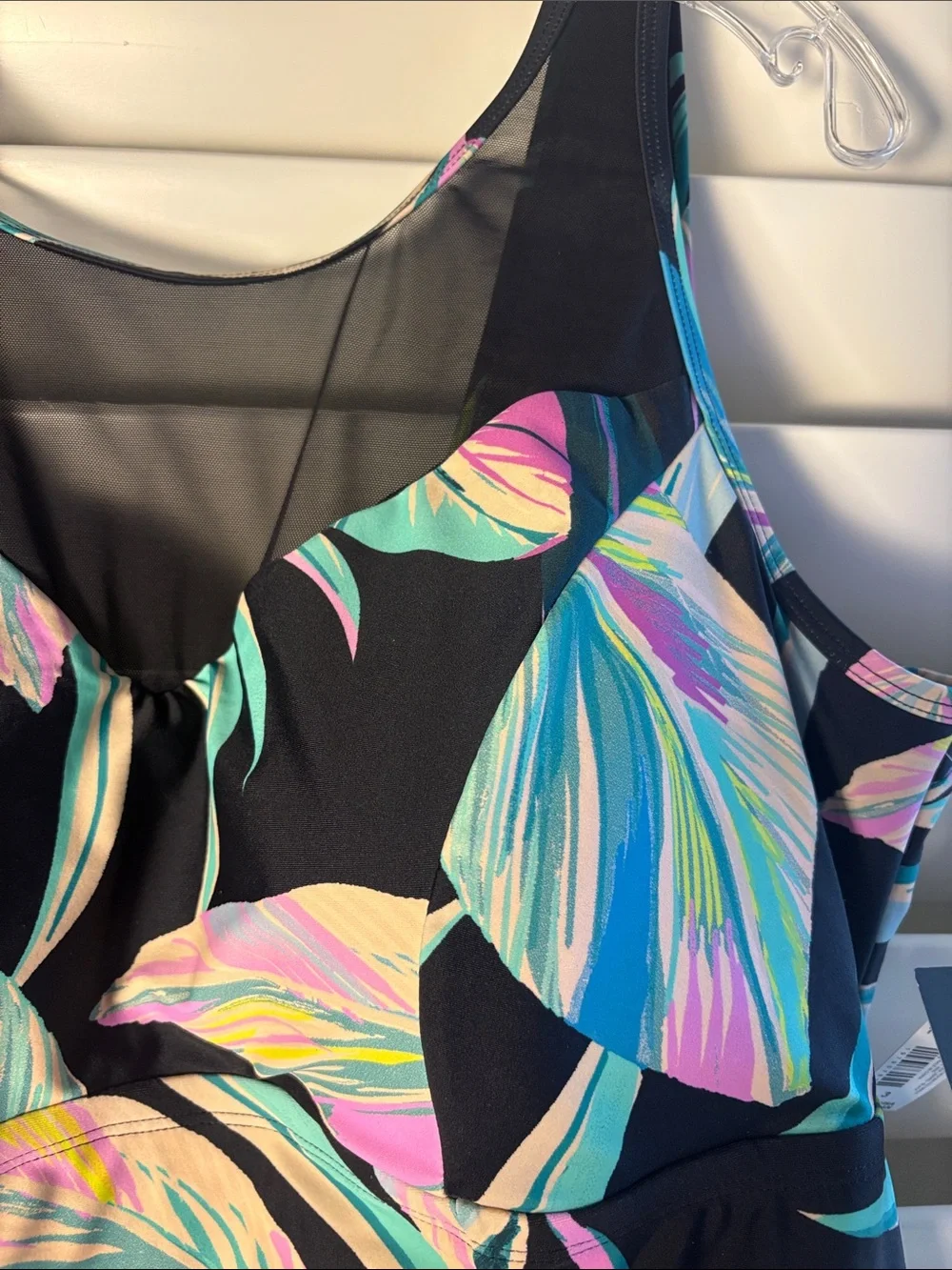 NWT Torrid Active Swim Tropical Leaf Print one piece swimsuit Plus Size 3